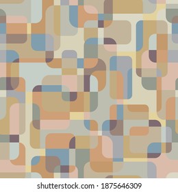 Geometric shapes of different colors. Abstract geometric seamless pattern. 