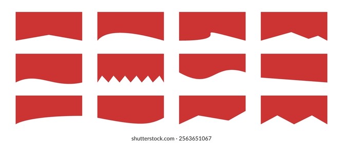 Geometric shapes divider, border template vector illustration. Web top and bottom decoration. Web divider.