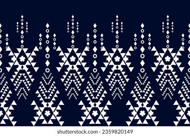 geometric shapes ethnic pattern Background design, carpet, wallpaper, clothing, wrap, batik, cloth, sash, embroidery illustration vector.