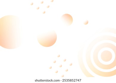 Geometric shapes with faded gradient background vector