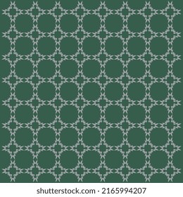 Geometric Shapes Floral Pattern Vector  illustration 