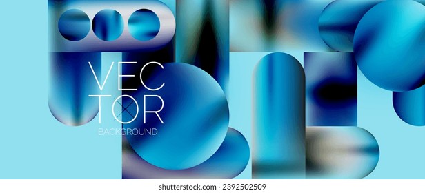 Geometric shapes fluid gradient abstract minimal background for various purposes, including website headers, social media posts, digital art displays, presentations, branding elements, wallpapers