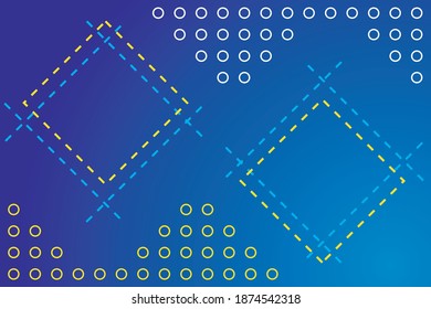 geometric shapes with gradient  Background free vector