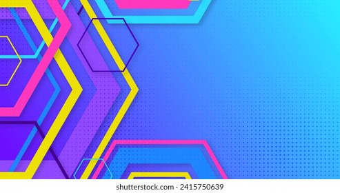 Geometric shapes gradient background vector design in eps 10
