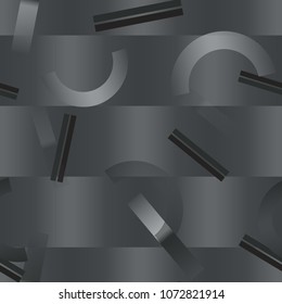 Geometric shapes gradients seamless pattern. Business geometry series.