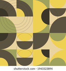
Geometrische Formen mit Linienkreis. Gitter mit pastellfarbigen geometrischen Formen.Vektor geometrisches minimalistisches Kunstwerk Poster mit einfachen geometrischen Formen. Abstraktes Vektordesign für Web