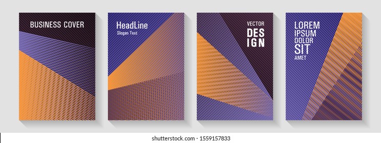 Geometric shapes line texture templates. Editable web landing page graphics. Scientific magazine concepts. School presentation elegant leaflets. Future dynamic covers geometry set.