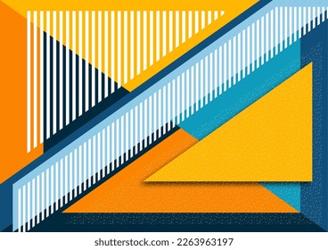 Geometric shapes and lines. Modern design, creative concept, modern diagonal abstract background. Vector illustration