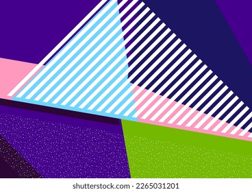 Geometric shapes and lines. Modern design, creative concept, modern diagonal abstract background. Vector illustration