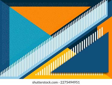 Geometric shapes and lines. Modern design, creative concept, modern diagonal abstract background. Vector illustration