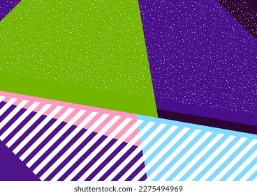 Geometric shapes and lines. Modern design, creative concept, modern diagonal abstract background. Vector illustration