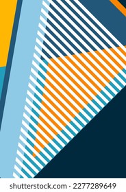 Geometrische Formen und Linien. Modernes Design, kreatives Konzept, moderner abstrakter, diagonaler Hintergrund. Vektorgrafik