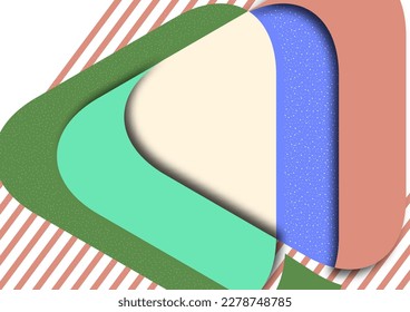 Geometric shapes and lines. Modern design, creative concept, modern diagonal abstract background. Vector illustration