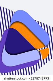 Formas y líneas geométricas. Diseño moderno, concepto creativo, fondo abstracto diagonal moderno. Ilustración del vector