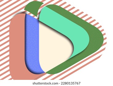 Geometric shapes and lines. Modern design, creative concept, modern diagonal abstract background. Vector illustration