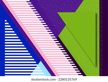 Geometric shapes and lines. Modern design, creative concept, modern diagonal abstract background. Vector illustration