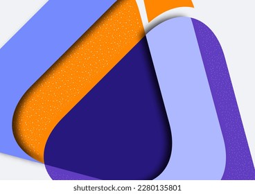 Geometrische Formen und Linien. Modernes Design, kreatives Konzept, moderner abstrakter, diagonaler Hintergrund. Vektorgrafik