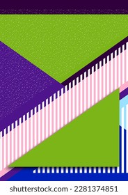 Geometric shapes and lines. Modern design, creative concept, modern diagonal abstract background. Vector illustration