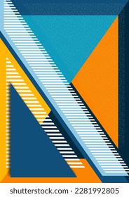 Formas y líneas geométricas. Diseño moderno, concepto creativo, fondo abstracto diagonal moderno. Ilustración del vector