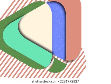 Geometric shapes and lines. Modern design, creative concept, modern diagonal abstract background. Vector illustration
