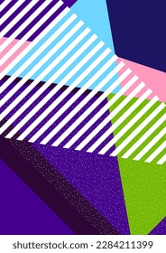 Geometric shapes and lines. Modern design, creative concept, modern diagonal abstract background. Vector illustration