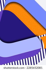 Geometric shapes and lines. Modern design, creative concept, modern diagonal abstract background. Vector illustration