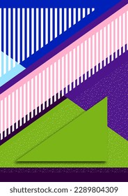 Geometric shapes and lines. Modern design, creative concept, modern diagonal abstract background. Vector illustration