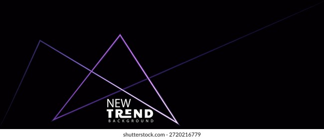 Geometric shapes with lines on dark background
