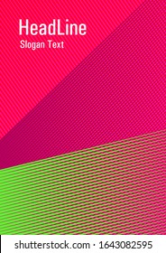 Geometric shapes with lines texture vector cover. Bauhaus minimal placard background. School notebook cover template. Presentation elegant leaflet. Abstract business catalog concept.