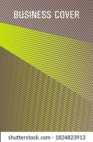 Geometric shapes with lines texture vector cover. Hipster art cover geometry. Vibrant gradient book backdrop. Magic notebook framework. Flyer mix digital background blend.