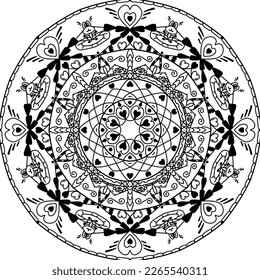 Geometric shapes and lines that blend together perfectly.