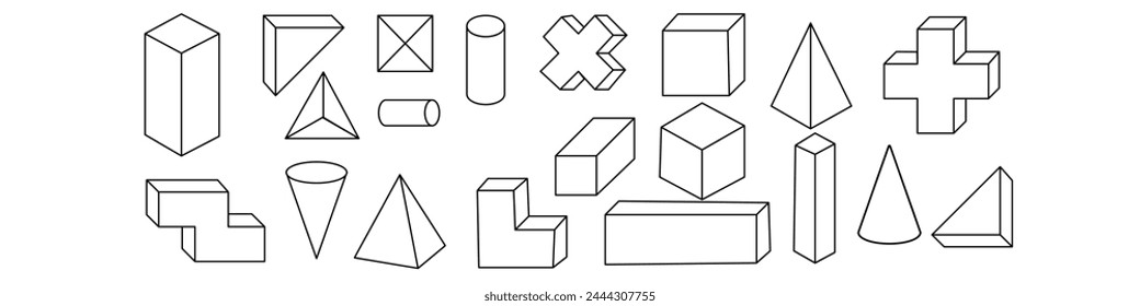 Geometric shapes. Memphis design, retro elements for web, vintage, advertisement, commercial banner, poster, leaflet, billboard, sale. Collection trendy halftone vector geometric shapes