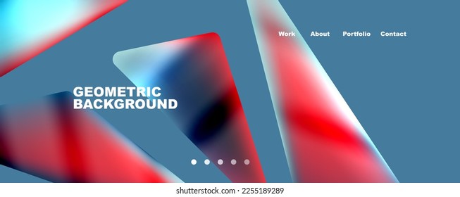 Geometric shapes minimalist abstract background. Vector Illustration For Wallpaper, Banner, Background, Card, Book Illustration, landing page