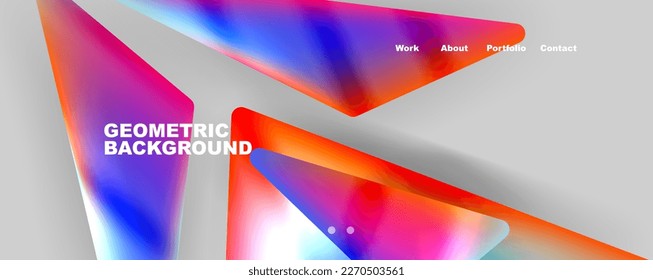 Geometric shapes minimalist abstract background. Vector Illustration For Wallpaper, Banner, Background, Card, Book Illustration, landing page