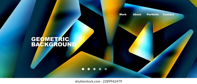 Geometric shapes minimalist abstract background. Vector Illustration For Wallpaper, Banner, Background, Card, Book Illustration, landing page