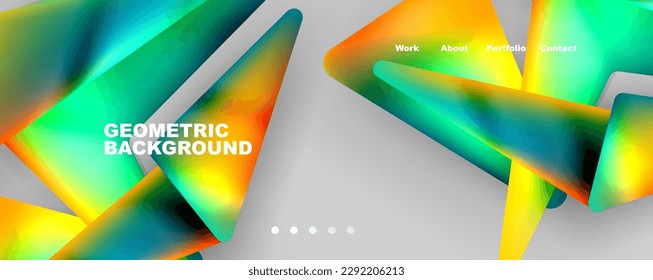 Geometric shapes minimalist abstract background. Vector Illustration For Wallpaper, Banner, Background, Card, Book Illustration, landing page