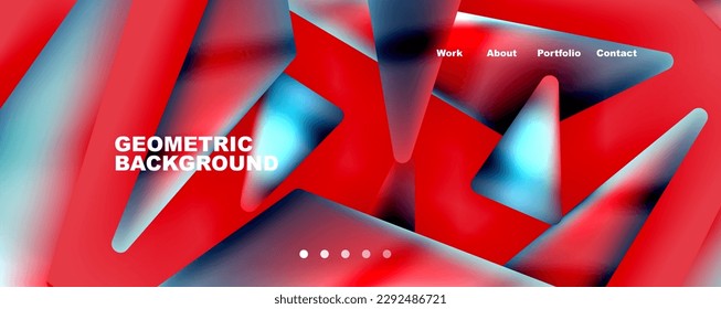 Geometric shapes minimalist abstract background. Vector Illustration For Wallpaper, Banner, Background, Card, Book Illustration, landing page