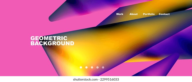 Geometric shapes minimalist abstract background. Vector Illustration For Wallpaper, Banner, Background, Card, Book Illustration, landing page