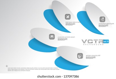 Geometric Shapes Modern Design Template - eps10 Background