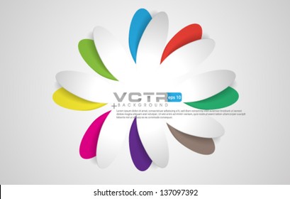 Geometric Shapes Modern Design Template - eps10 Background