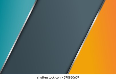 Geometric shapes in modern material design vector background
