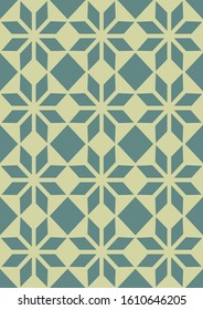Geometric Shapes. Mosaic - Flower model
