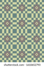 Geometric Shapes. Mosaic - Square model