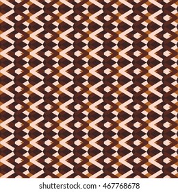 geometric shapes on brown background seamless background