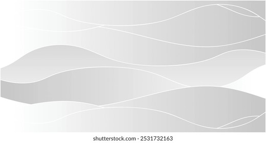 Geometric shapes on a light background. Grey curve wave abstract background design. Texture of rhombuses white and gray, a pattern for wallpaper, holiday screensaver. vector illustration.
