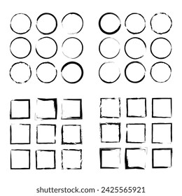 Formas geométricas sobre fondo blanco círculo, rectángulo, simetría, patrón