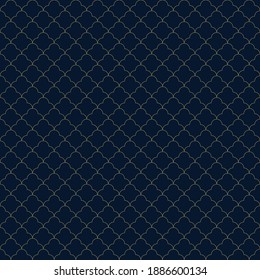 geometric shapes outline. vector seamless pattern. blue and yellow repetitive background. fabric swatch. wrapping paper. modern stylish texture. design element for home decor, apparel, phone case