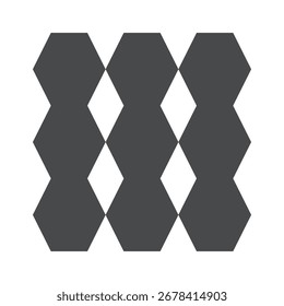 Geometric shapes pattern graphic element