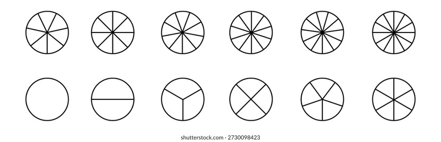 Formas y patrones geométricos mostrados en un formato de cuadrícula para el estudio y análisis visual del Vector en un entorno creativo