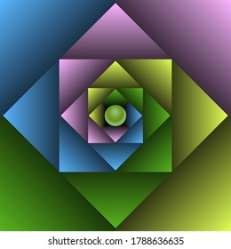 geometric shapes quadrilaterals. Vector illustration